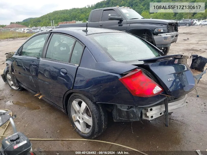 1G8AL55F17Z130617 2007 Saturn Ion 3