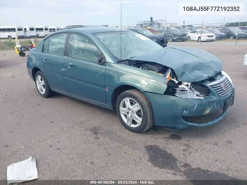 1G8AJ55F77Z192352 2007 Saturn Ion 2