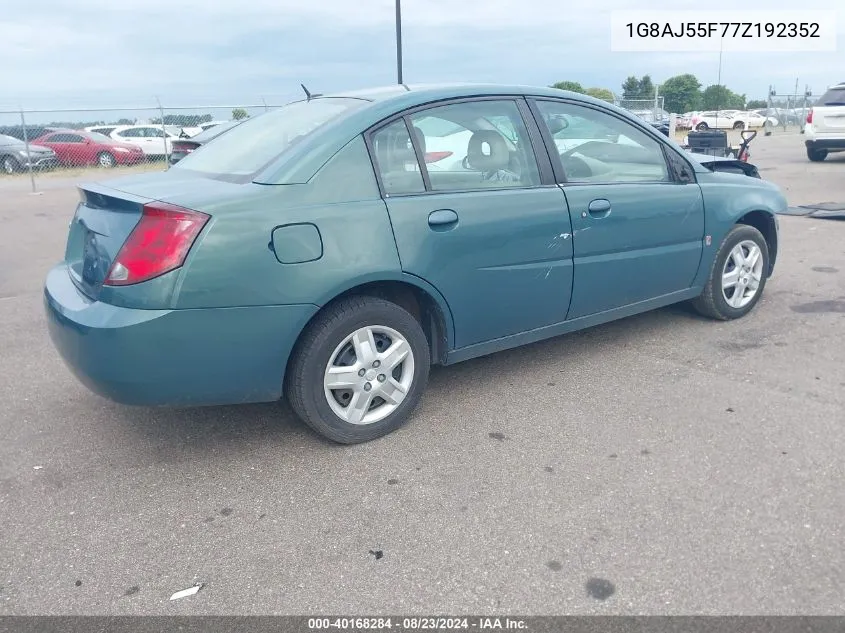 1G8AJ55F77Z192352 2007 Saturn Ion 2