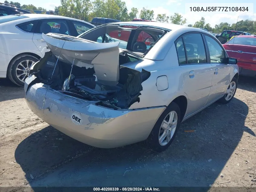 2007 Saturn Ion 2 VIN: 1G8AJ55F77Z108434 Lot: 40208339