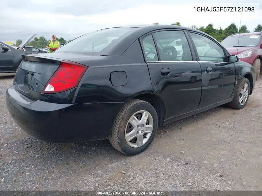 2007 Saturn Ion Level 2 VIN: 1GHAJ55F57Z121098 Lot: 40227958