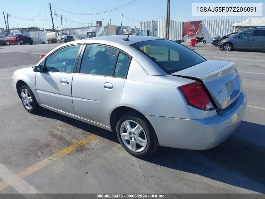 1G8AJ55F07Z206091 2007 Saturn Ion 2