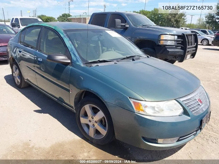 2007 Saturn Ion 3 VIN: 1G8AL58F27Z165730 Lot: 40288037