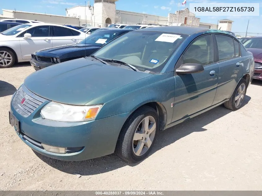 2007 Saturn Ion 3 VIN: 1G8AL58F27Z165730 Lot: 40288037