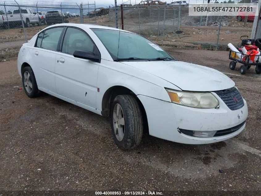 1G8AL55F47Z172781 2007 Saturn Ion Level 3