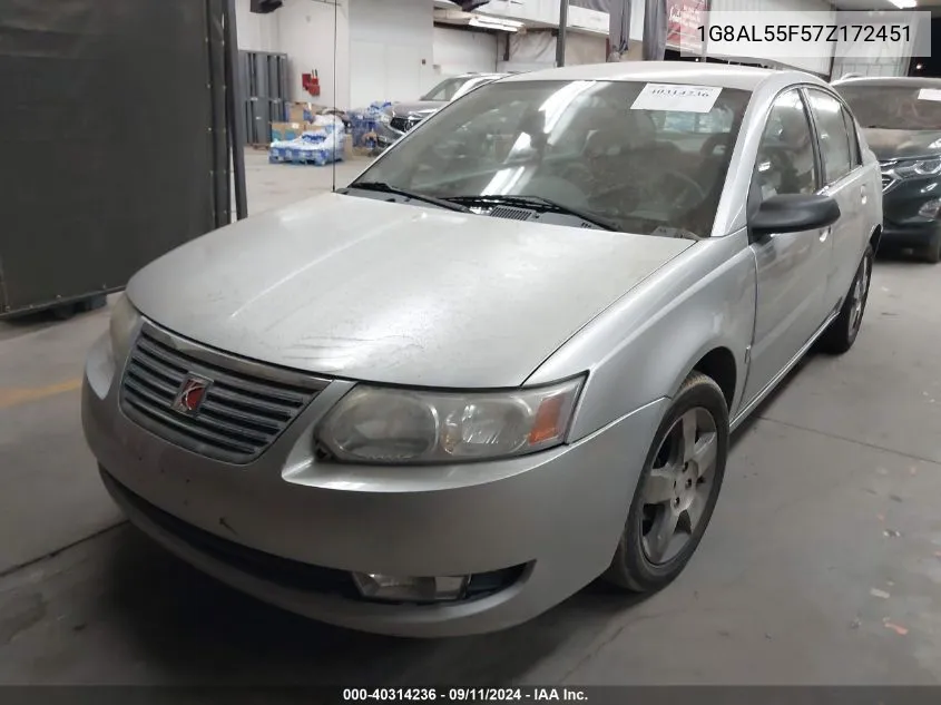 1G8AL55F57Z172451 2007 Saturn Ion Level 3