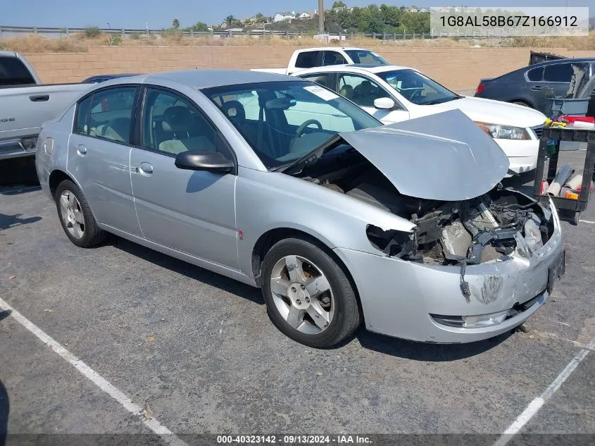 2007 Saturn Ion 3 VIN: 1G8AL58B67Z166912 Lot: 40323142