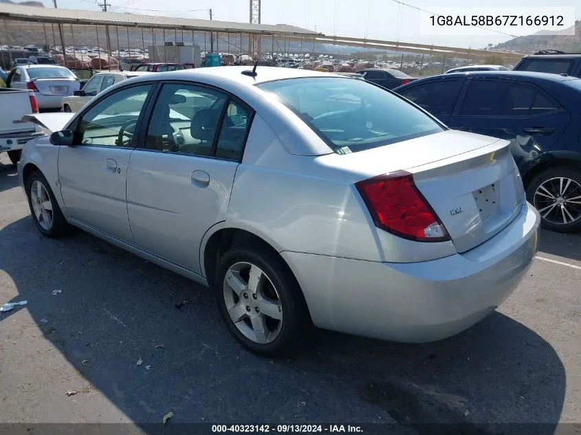 2007 Saturn Ion 3 VIN: 1G8AL58B67Z166912 Lot: 40323142