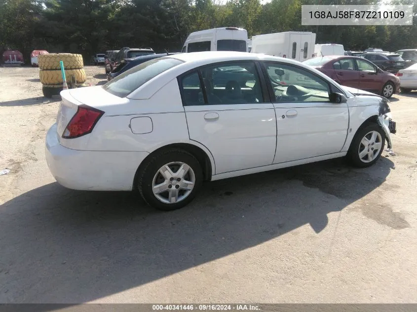 1G8AJ58F87Z210109 2007 Saturn Ion Level 2