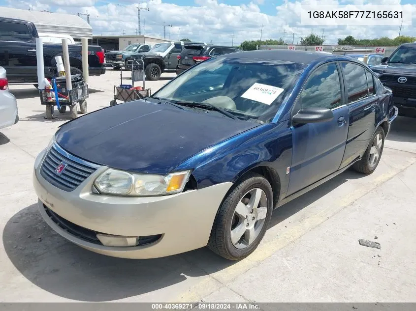 2007 Saturn Ion 3 VIN: 1G8AK58F77Z165631 Lot: 40369271