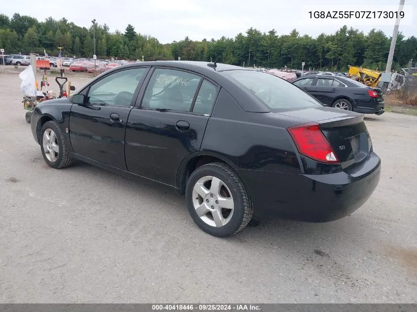 2007 Saturn Ion 2 VIN: 1G8AZ55F07Z173019 Lot: 40418446