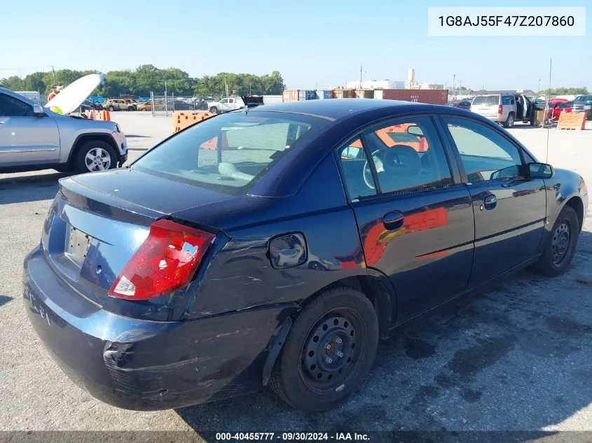 2007 Saturn Ion Level 2 VIN: 1G8AJ55F47Z207860 Lot: 40455777