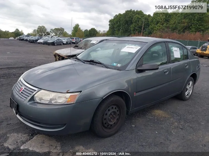 2007 Saturn Ion 2 VIN: 1G8AJ55F67Z199079 Lot: 40480272