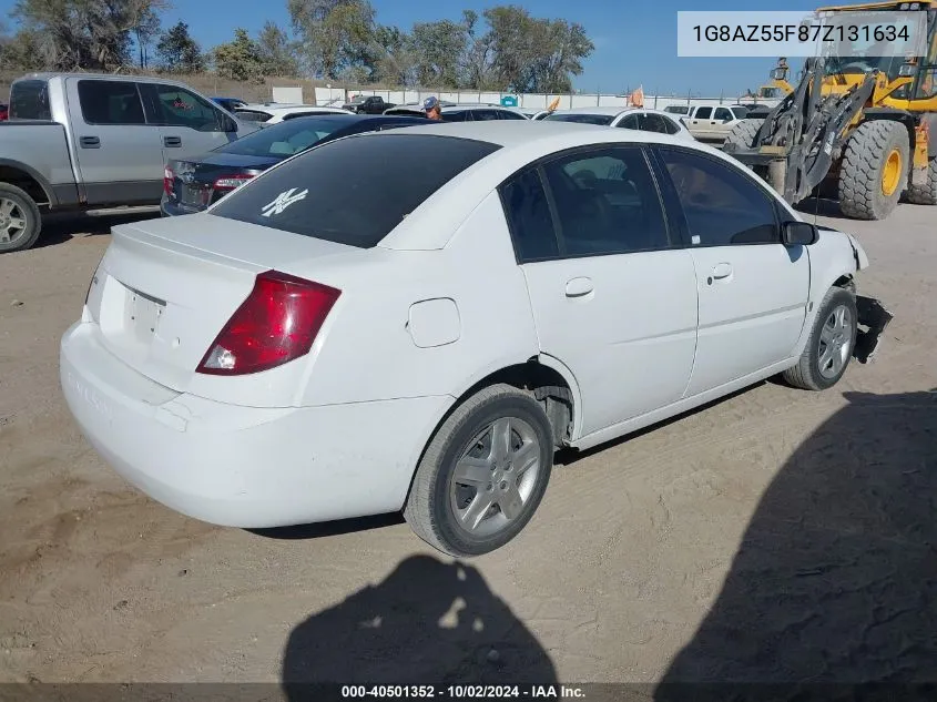 2007 Saturn Ion 2 VIN: 1G8AZ55F87Z131634 Lot: 40501352