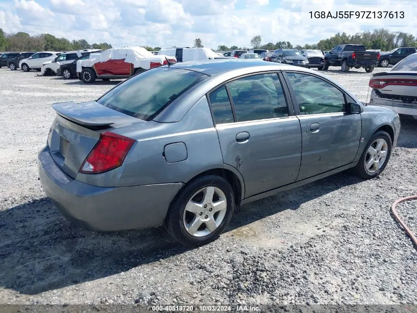 2007 Saturn Ion 2 VIN: 1G8AJ55F97Z137613 Lot: 40518720