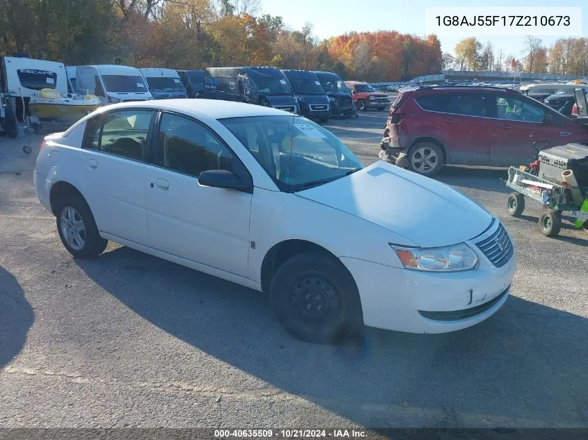 1G8AJ55F17Z210673 2007 Saturn Ion Level 2