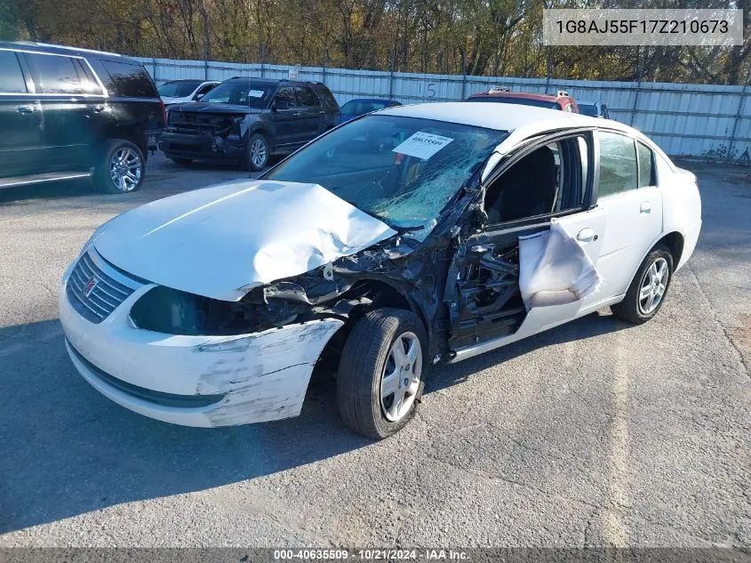 1G8AJ55F17Z210673 2007 Saturn Ion Level 2