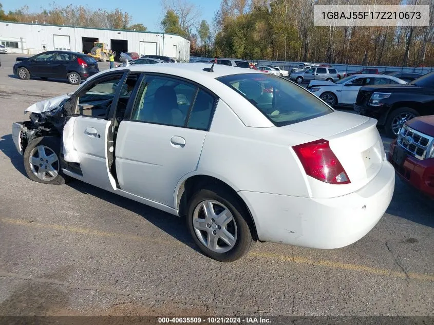 1G8AJ55F17Z210673 2007 Saturn Ion Level 2