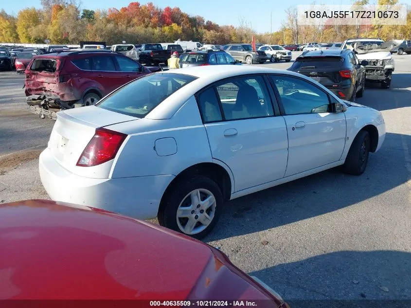 1G8AJ55F17Z210673 2007 Saturn Ion Level 2