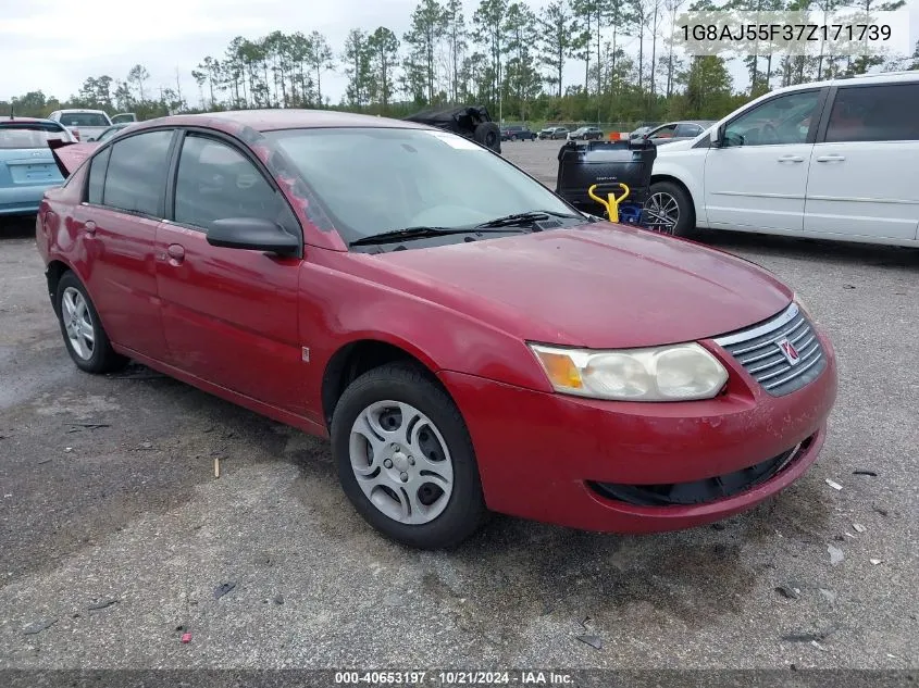 1G8AJ55F37Z171739 2007 Saturn Ion 2