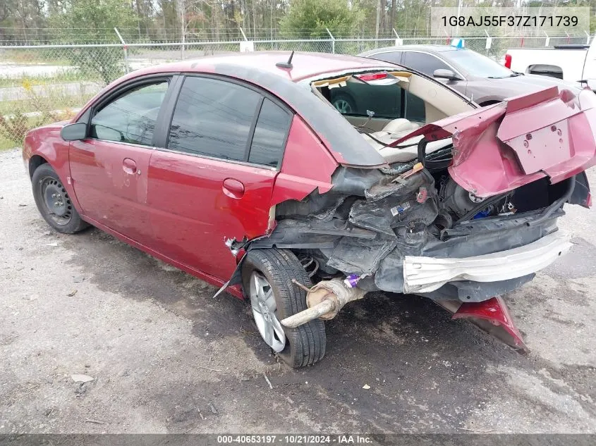 2007 Saturn Ion 2 VIN: 1G8AJ55F37Z171739 Lot: 40653197