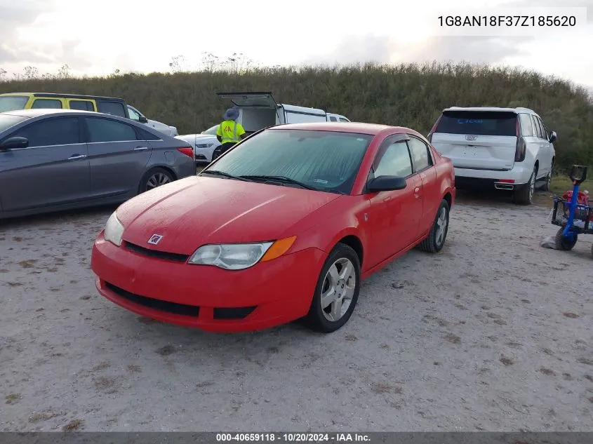 2007 Saturn Ion Level 2 VIN: 1G8AN18F37Z185620 Lot: 40659118