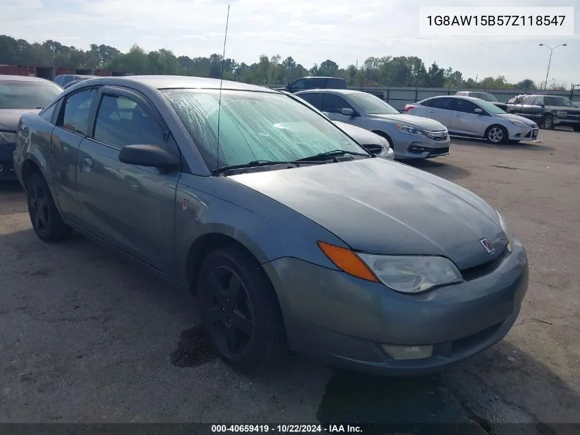 2007 Saturn Ion 3 VIN: 1G8AW15B57Z118547 Lot: 40659419