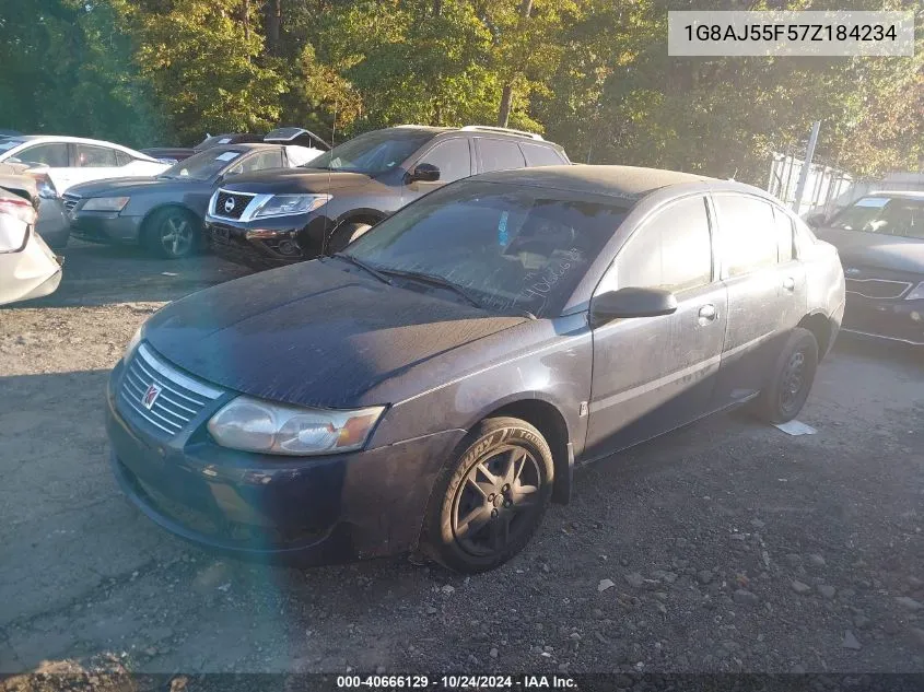 2007 Saturn Ion 2 VIN: 1G8AJ55F57Z184234 Lot: 40666129