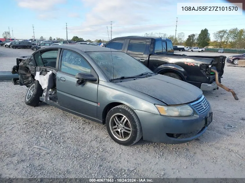 2007 Saturn Ion Level 2 VIN: 1G8AJ55F27Z101570 Lot: 40677653