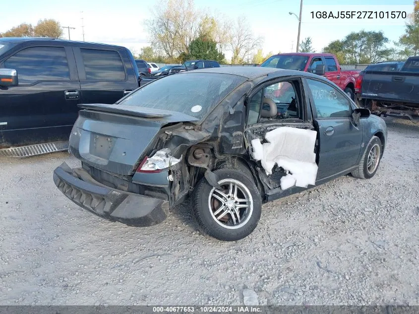 2007 Saturn Ion Level 2 VIN: 1G8AJ55F27Z101570 Lot: 40677653