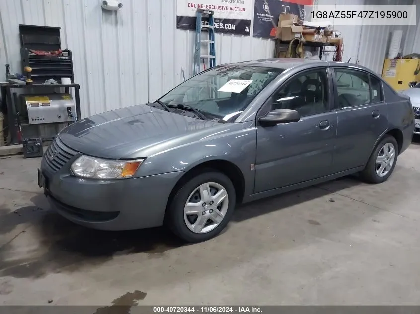 2007 Saturn Ion 2 VIN: 1G8AZ55F47Z195900 Lot: 40720344