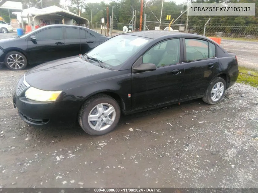 2007 Saturn Ion 2 VIN: 1G8AZ55FX7Z105133 Lot: 40808630