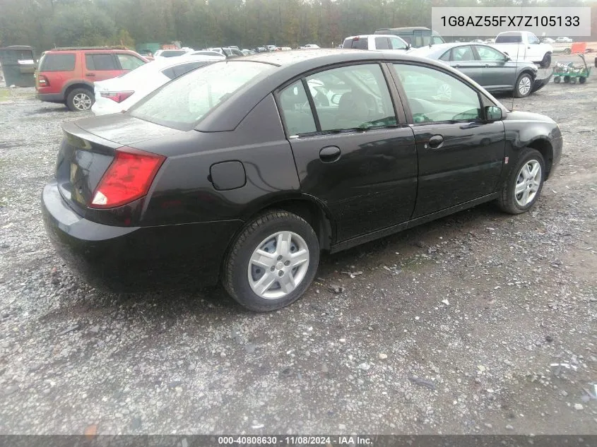 2007 Saturn Ion 2 VIN: 1G8AZ55FX7Z105133 Lot: 40808630