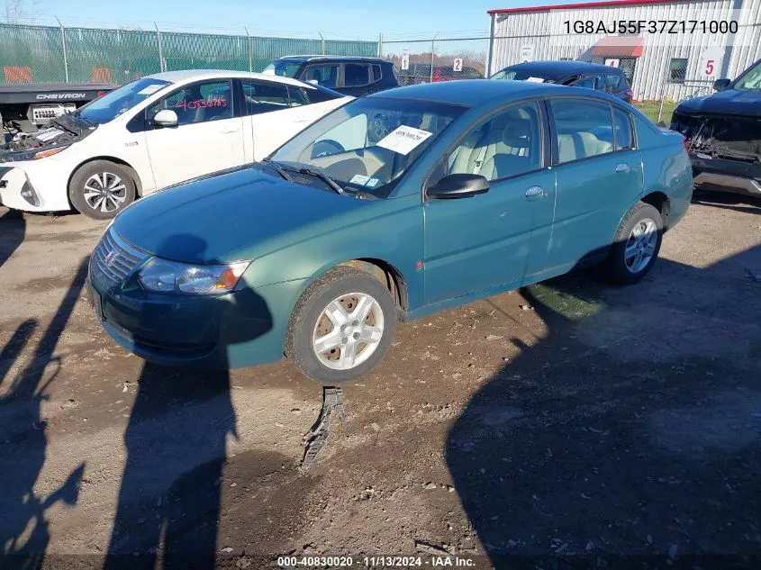 1G8AJ55F37Z171000 2007 Saturn Ion 2