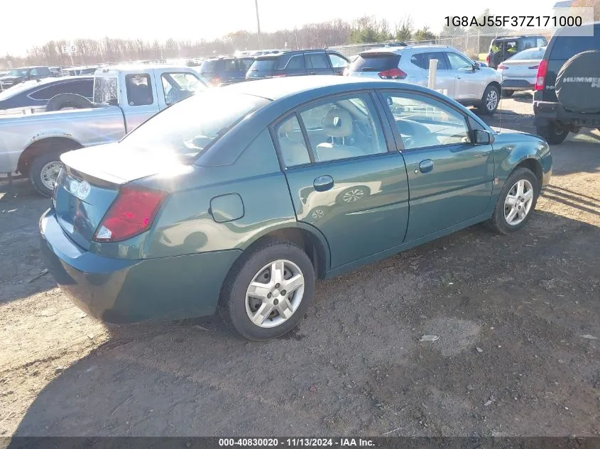 1G8AJ55F37Z171000 2007 Saturn Ion 2