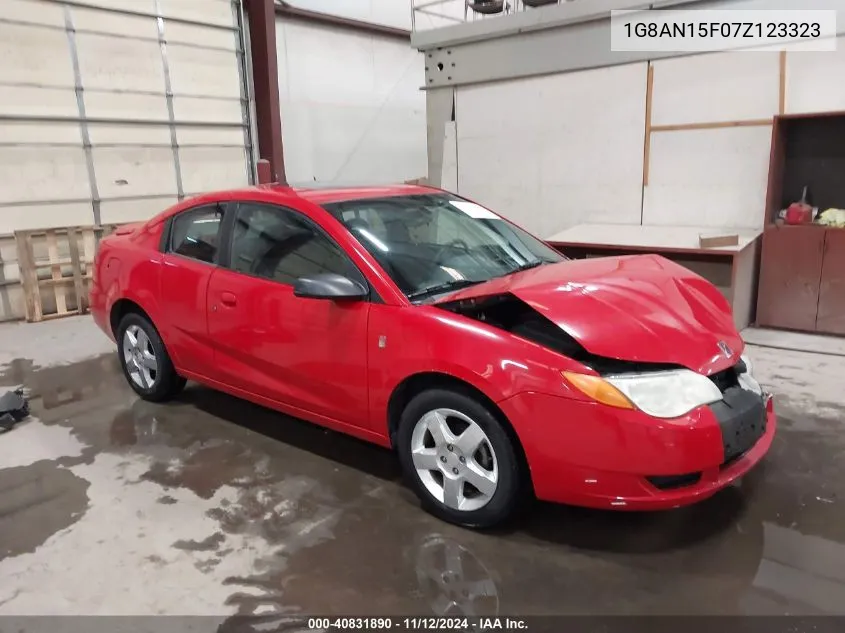 1G8AN15F07Z123323 2007 Saturn Ion 2