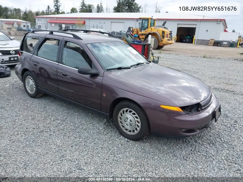 2000 Saturn Lw2 VIN: 1G8JW82R5YY651676 Lot: 40130269