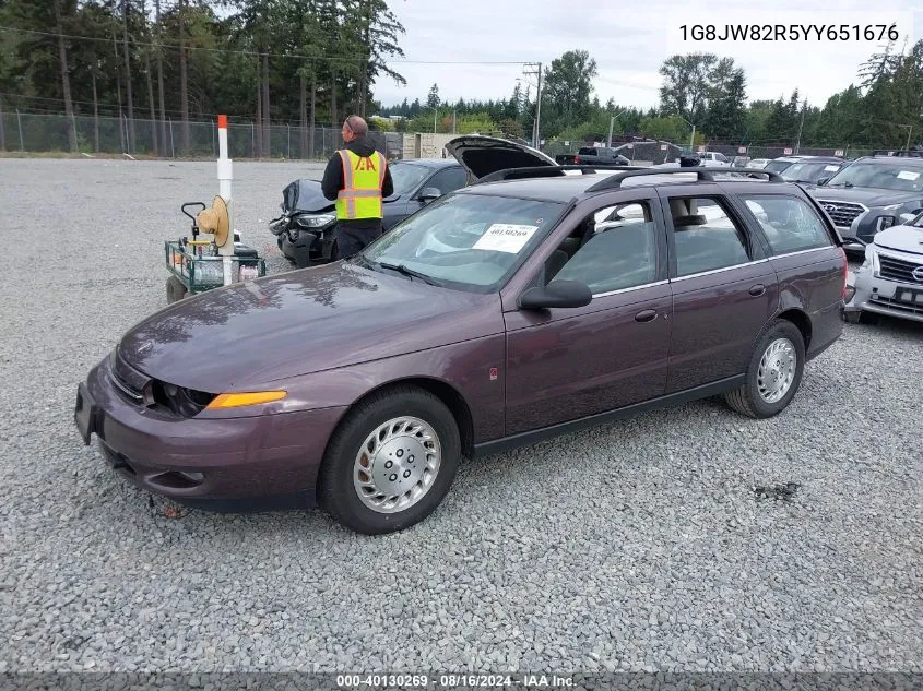 2000 Saturn Lw2 VIN: 1G8JW82R5YY651676 Lot: 40130269