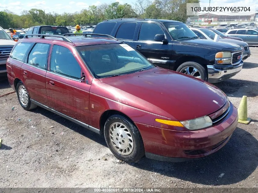 2000 Saturn Lw1 VIN: 1G8JU82F2YY605704 Lot: 40360691