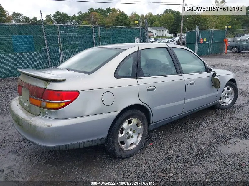 2000 Saturn Ls2 VIN: 1G8JW52R5YY613198 Lot: 40464922