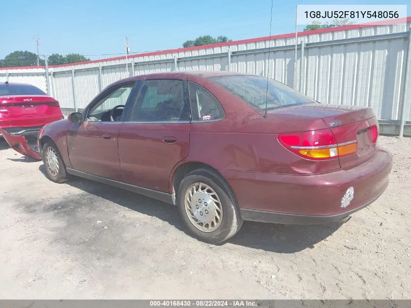 2001 Saturn L200 VIN: 1G8JU52F81Y548056 Lot: 40168430