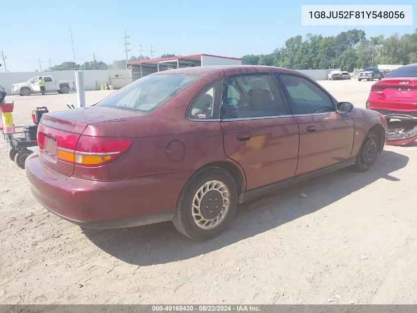 2001 Saturn L200 VIN: 1G8JU52F81Y548056 Lot: 40168430