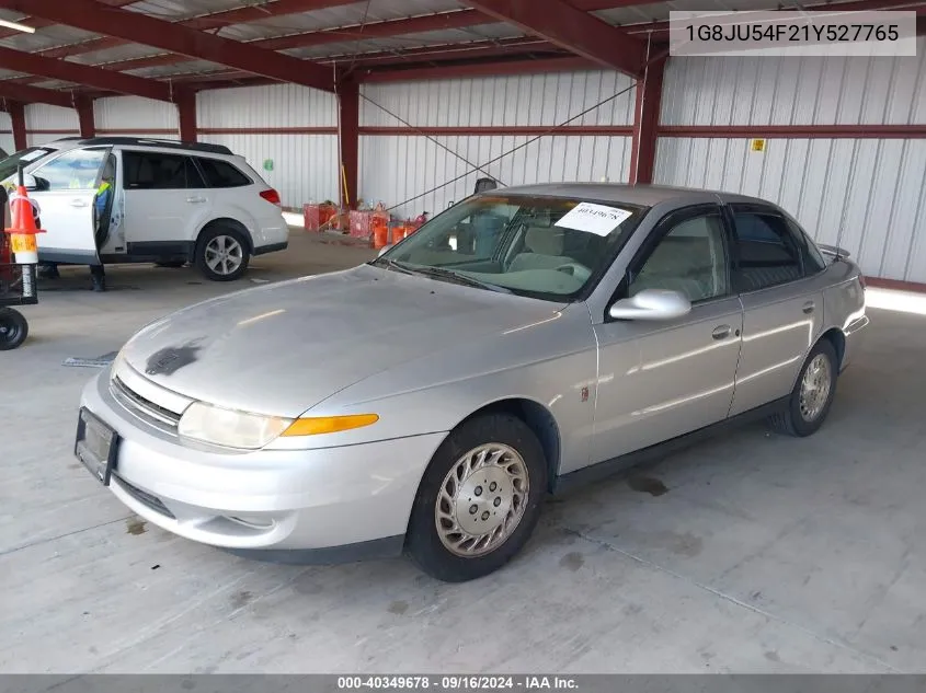 2001 Saturn L200 VIN: 1G8JU54F21Y527765 Lot: 40349678