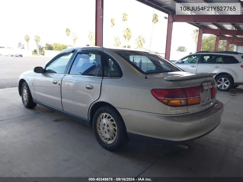 1G8JU54F21Y527765 2001 Saturn L200