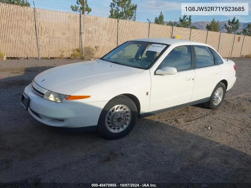 2001 Saturn L300 VIN: 1G8JW52R71Y523685 Lot: 40470955