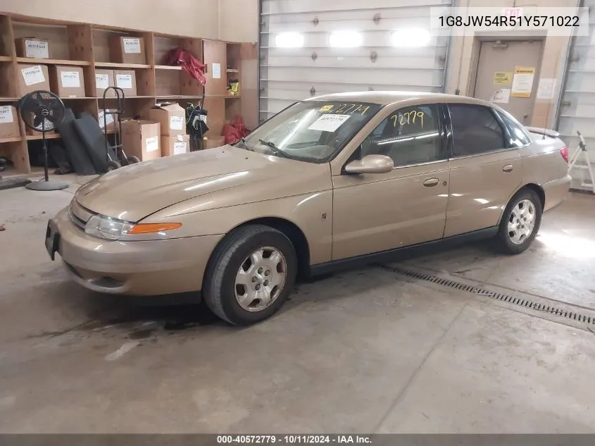 1G8JW54R51Y571022 2001 Saturn L300