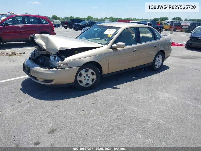 2002 Saturn L-Series L300 VIN: 1G8JW54R82Y565720 Lot: 39597237