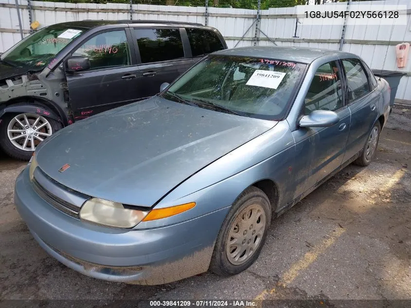 2002 Saturn L-Series L200 VIN: 1G8JU54F02Y566128 Lot: 39841209