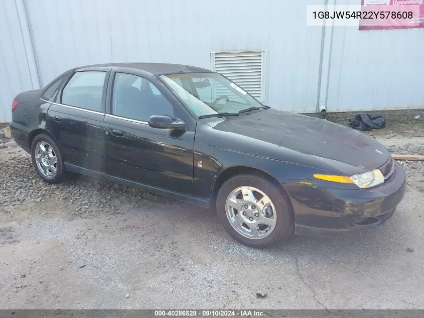 2002 Saturn L-Series L300 VIN: 1G8JW54R22Y578608 Lot: 40286528