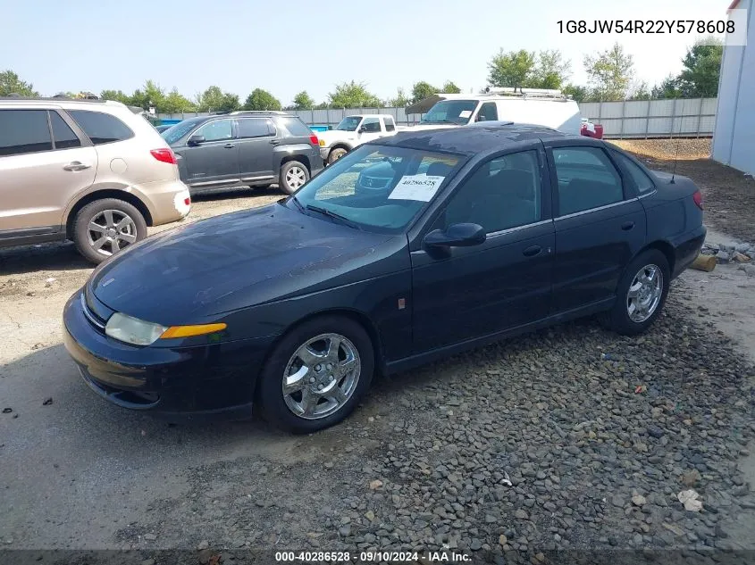 2002 Saturn L-Series L300 VIN: 1G8JW54R22Y578608 Lot: 40286528